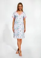 Piżamy damskie - Cornette 857/266 Allison 3 damska koszula nocna - miniaturka - grafika 1