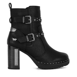 Botki Mustang 1336-512 Czarny - Botki damskie - miniaturka - grafika 1