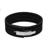 Pasy kulturystyczne - Pas kulturystyczny skórzany Power + - miniaturka - grafika 1