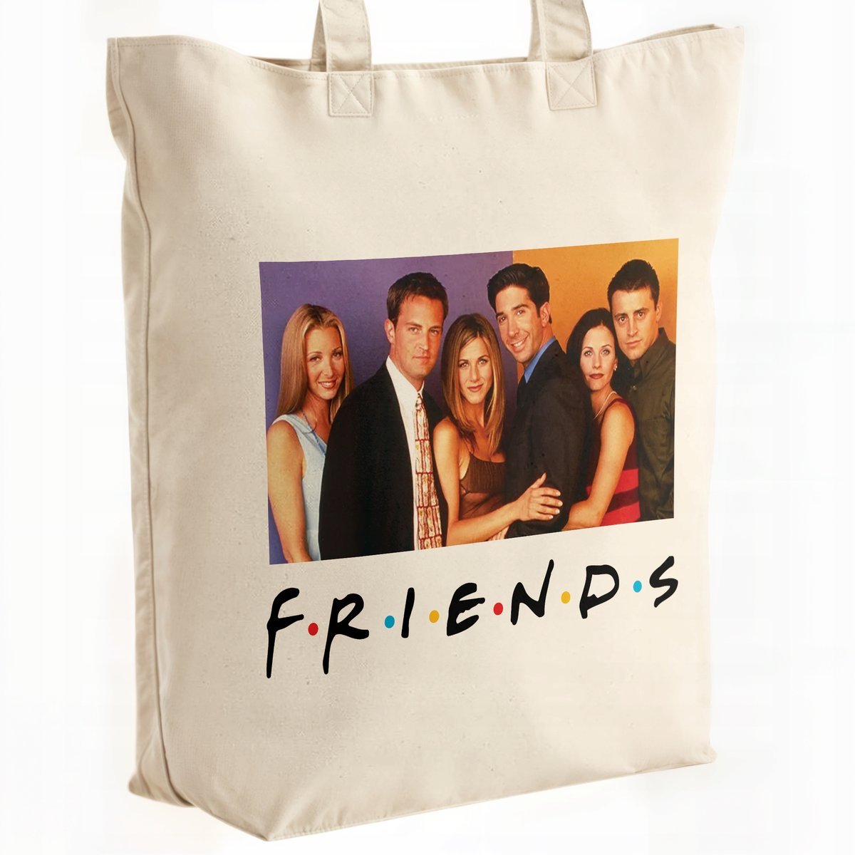 Torba bawełniana premium na zakupy Friends Przyjaciele Dla Fanów Serialu