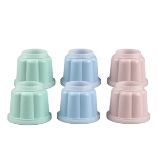 Dr. Oetker 1799 retro Pudding kształt, 150 ML, 6 jednostek, tworzywo sztuczne, różowy/zielony/niebieski, 7,5 x 6,3 cm 1799 - Formy do ciast - miniaturka - grafika 2
