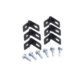 Akcesoria do ogrodzeń - Klips montażowy avoclip ocynk czarny 6 sztuk Polbram - miniaturka - grafika 1