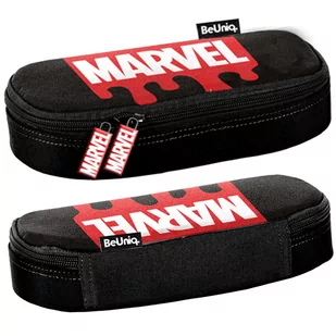 Paso Piórnik szkolny jednokomorowy Saszetka Etui Logo Marvel - Piórniki - miniaturka - grafika 1