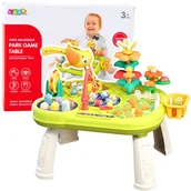 Zabawki interaktywne dla dzieci - Stoliczek Edukacyjny Interaktywny Ogród Gra Whack A Mole Łowienie Rybek - miniaturka - grafika 1