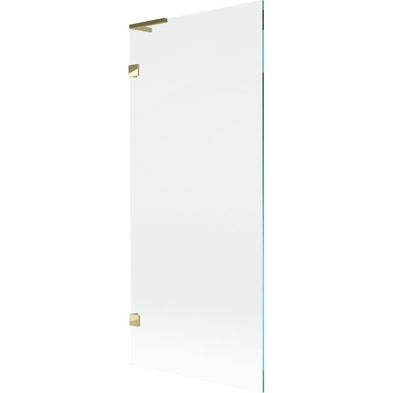 Mexen Lunar L parawan nawannowy 1-skrzydłowy 80 x 150 cm, transparent, złoty - 897L-080-000-50-00