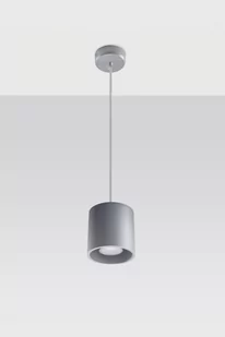 Sollux Lighting Lampa wisząca ORBIS 1 szary - Lampy sufitowe - miniaturka - grafika 1