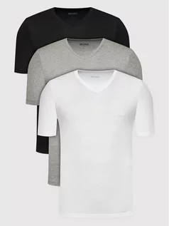 Koszulki męskie - Hugo Boss Komplet 3 t-shirtów Vn 3p Co 50325389 Kolorowy Regular Fit - grafika 1
