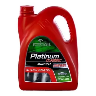 Orlen Platinum Classic Diesel Mineral 15W-40 4,5L - Oleje silnikowe - miniaturka - grafika 1