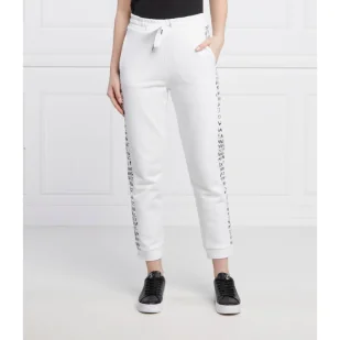 Armani Exchange Spodnie dresowe | Regular Fit | regular waist - Dresy damskie - miniaturka - grafika 1