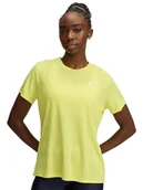 Koszulki sportowe damskie - Under Armour Koszulka sportowa w kolorze żółtym - miniaturka - grafika 1