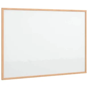 vidaXL Tablica magnetyczna z ramą z litego drewna sosnowego 80x55 cm - Tablice interaktywne - miniaturka - grafika 1