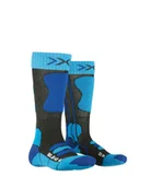 Skarpetki damskie - X-Socks, Skarpety dziecięce, Ski JR 4.0, niebieski, rozmiar 27/30 - miniaturka - grafika 1