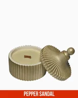 Świece - Świeca Sojowa - Złocona Esencja - 90 ml - Zapach Pepper Sandal - miniaturka - grafika 1