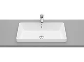 Umywalki - Roca Gap Umywalka blatowa prostokątna 60x37 cm, z przelewem - A3270Y8000 - miniaturka - grafika 1