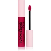Szminki - NYX Professional Makeup Professional Makeup - Lip Lingerie XXL Matte Liquid Lipstick - Matowa pomadka do ust w płynie - 4 ml - 21 - STAMINA NYXPUPML-4ML-05 - miniaturka - grafika 1