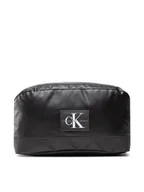 Kosmetyczki, organizery i kuferki - CALVIN KLEIN Jeans Kosmetyczka Utility Grid Washbag K50K508901 Czarny - miniaturka - grafika 1