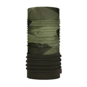 Apaszki i szaliki damskie - Komin Dziecięcy BUFF® Junior Polar US BIG CAMU KHAKI BARK HEATHER - miniaturka - grafika 1