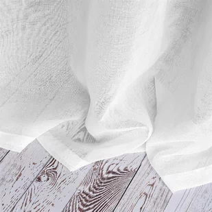 Firana 140 x 250 Dekoracyjna Nord Przelotki Biały - Firany - miniaturka - grafika 4