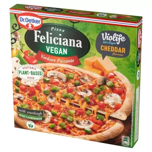 Dr. Oetker Feliciana Vegan Pizza Verdure Piccante 345 g - Dania mrożone - miniaturka - grafika 1
