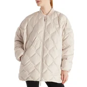 Kurtki i kamizelki sportowe damskie - Kurtka New Balance WJ43503MBM - beżowa - miniaturka - grafika 1