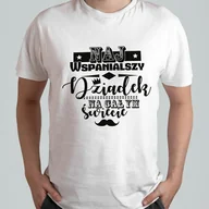 Koszulki męskie - Koszulka Męska Śmieszna T-shirt Z Nadrukiem Dzień Dziadka Dla Dziadka L #23 - miniaturka - grafika 1