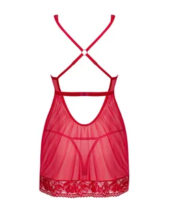 Koszulka Lacelove babydoll + stringi GRATIS!!! Czerwony (Rozmiar M/L) - Piżamy damskie - miniaturka - grafika 7