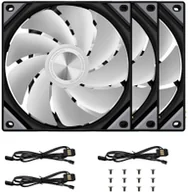 Wentylatory komputerowe - Wentylator TRYX ROTA SL ARGB Wentylator odwrócony - 3-pak, 120mm, czarny F-R120R-AM3M-G0K - miniaturka - grafika 1