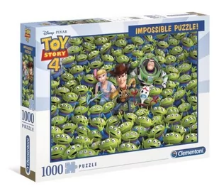 Clementoni Puzzle 1000 EL IMPOSSIBLE PUZZLE! Toy story 4 - Puzzle - miniaturka - grafika 1