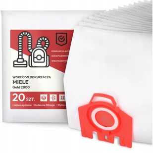 20x Worek do Odkurzacza Miele Gold 2000 Syntetyczny Duży Torba Worki G9 - Worki do odkurzaczy - miniaturka - grafika 1