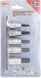 BGS Technic Nasadki 4-kątne Mortorq MTS0-MTS4, 3/8", 5 szt. B.9756 - Klucze i nasadki - miniaturka - grafika 2