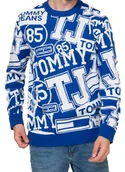 Swetry męskie - SWETER TOMMY JEANS LOGO PRINT r. M DM0DM05070 - miniaturka - grafika 1