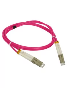 Patch cord MM OM4 LC-LC duplex 50/125 1.0m ALANTEC - ALANTEC - Kable światłowodowe - miniaturka - grafika 1