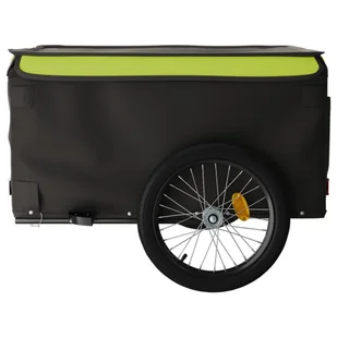 Przyczepka rowerowa, czarno-zielony, 45 kg, żelazo  Lumarko! - Przyczepki rowerowe - miniaturka - grafika 8