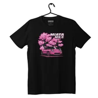 Odzież do sportów motorowych - Czarny T-shirt koszulka MAZDA MIATA SAKURA-S - miniaturka - grafika 1