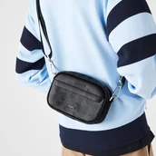 Torby męskie - Lacoste męska mała torba płócienna z monogramem do noszenia na skos The Blend - miniaturka - grafika 1