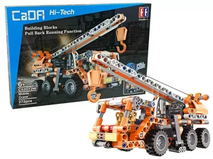 Import LEANToys Klocki Konstrukcyjne Ciężarówka Dźwig Cada 272 Elementy 9222 - Klocki - miniaturka - grafika 1
