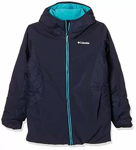 Columbia Sportswear chłopięca Wild Child kurtka hardshellowa niebieski Nocturnal X-S - Kurtki i płaszcze dla dziewczynek - miniaturka - grafika 1