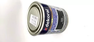 Dekoral Emalia Ftalowa  Emakol Strong Czarny Pojemność 0,2 L - Emalie - miniaturka - grafika 1