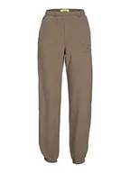 Spodnie sportowe damskie - JACK & JONES Jxbianca Hw Relaxed Vint spodnie dresowe damskie, Morel/nadruk: mulcz, XL - miniaturka - grafika 1