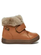 Buty dla dziewczynek - Froddo Trzewiki Basco Tex G2110144 M Brązowy - miniaturka - grafika 1