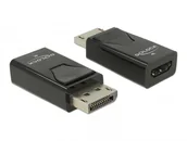 Adaptery i przejściówki - DeLOCK 66234 adapter kablowy DisplayPort HDMI Typu A (Standard) Czarny - miniaturka - grafika 1