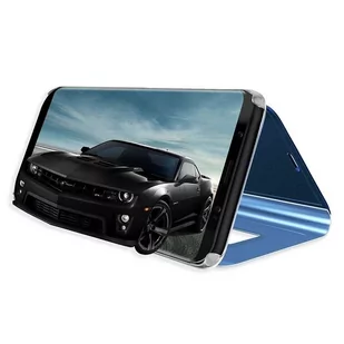 Clear View Case futerał etui z klapką Huawei Y7 2019 / Y7 Prime 2019 niebieski - Etui i futerały do telefonów - miniaturka - grafika 3