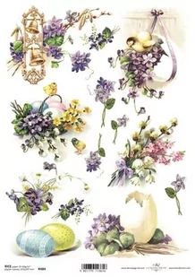 Papier ryżowy ITD A4 R484 pisanki Wielkanoc - Wielkanoc - miniaturka - grafika 1