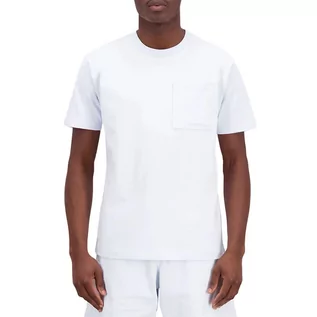 Koszulki sportowe męskie - Koszulka New Balance MT23567IB - biała - grafika 1