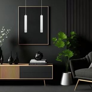 Pojedyncza tuba wisząca z kryształową końcówką ML8878 z serii TUBI - Lampy sufitowe - miniaturka - grafika 4