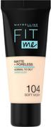 Pudry do twarzy - Maybelline Fit Me Matt & FR Foundation 3600531369408 - miniaturka - grafika 1