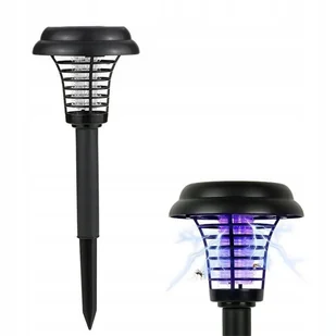 LAMPA SOLARNA 2w1 KOMARY MUCHY Ozdobna UV NoBzzz - Lampy owadobójcze - miniaturka - grafika 1