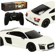 Zabawki zdalnie sterowane - Samochód zdalnie sterowany Rastar 72300 AUDI R8 2015 1:24 biały - miniaturka - grafika 1