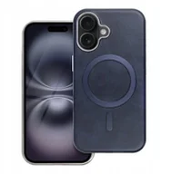 Etui i futerały do telefonów - Futerał GENTLEMAN MAG COVER kompatybilny z MagSafe do IPHONE 13 granatowy - miniaturka - grafika 1