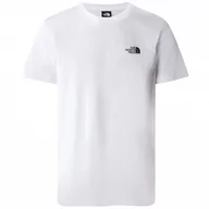 Koszulki sportowe męskie - Koszulka męska The North Face M S/S Simple Dome Tee Rozmiar: XL / Kolor: biały - miniaturka - grafika 1
